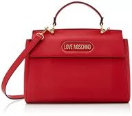 Torebki damskie - Love Moschino Torebka damska Jc4404pp0fkp0500, czerwona - miniaturka - grafika 1