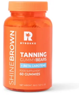 Byrokko Shine Brown Beta Carotene Żelki Wzmacniające Opaleniznę 150g - Balsamy i kremy do opalania - miniaturka - grafika 1