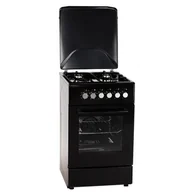 Kuchenki gazowo-elektryczne - MPM MPM-56-KGM-12B Czarny - miniaturka - grafika 1