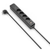 Listwy zasilające - Listwa HAMA Power Strip 223189 (1.4 m) - miniaturka - grafika 1