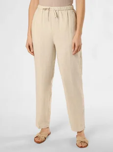 Tommy Hilfiger Spodnie z zawartością lnu Kobiety len beżowy jednolity, 38 - Spodnie sportowe damskie - miniaturka - grafika 1