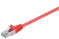 Kable miedziane - Goobay 95210 kabel sieciowy Czerwony 0,25 m Cat5e SF/UTP (S-FTP) 95210 - miniaturka - grafika 1