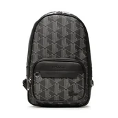 Plecaki - Plecak Lacoste Body Bag NH4131LX Monogram Noir Gris H45 - miniaturka - grafika 1