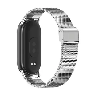 Pasek Milaneseband do Xiaomi Mi Band 8 / 8 NFC Silver - Akcesoria do smartwatchy - miniaturka - grafika 3