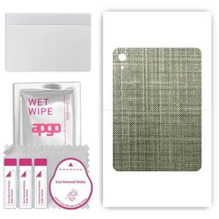 folia naklejka skórka strukturalna na TYŁ do Apple iPad 2022 - Tkanina Lniana - apgo SKINS - Akcesoria do tabletów i e-booków - miniaturka - grafika 1