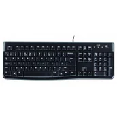 Klawiatury - LOGITECH K120 (Układ czeski) 920-002641 czarna - miniaturka - grafika 1