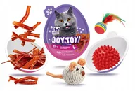Przysmaki dla kotów - JOY&TOY! SNACK SUPRISE DLA KOTA 2w1 ZABAWKA+SMAKOŁYK 20g KACZKA /18 - miniaturka - grafika 1