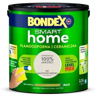 Farba ceramiczna SMART HOME najczystszy beżowy 2,5 l - Farby wewnętrzne - miniaturka - grafika 1