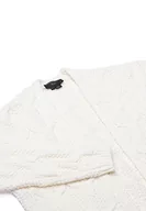 Swetry damskie - faina Damski sweter z długim rękawem średniej długości wełniany biały rozmiar XS/S, biały (wollweiss), XS - miniaturka - grafika 1