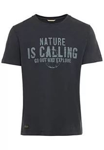 camel active Męski T-shirt, niebieski (Night Blue), S - Koszulki męskie - miniaturka - grafika 1