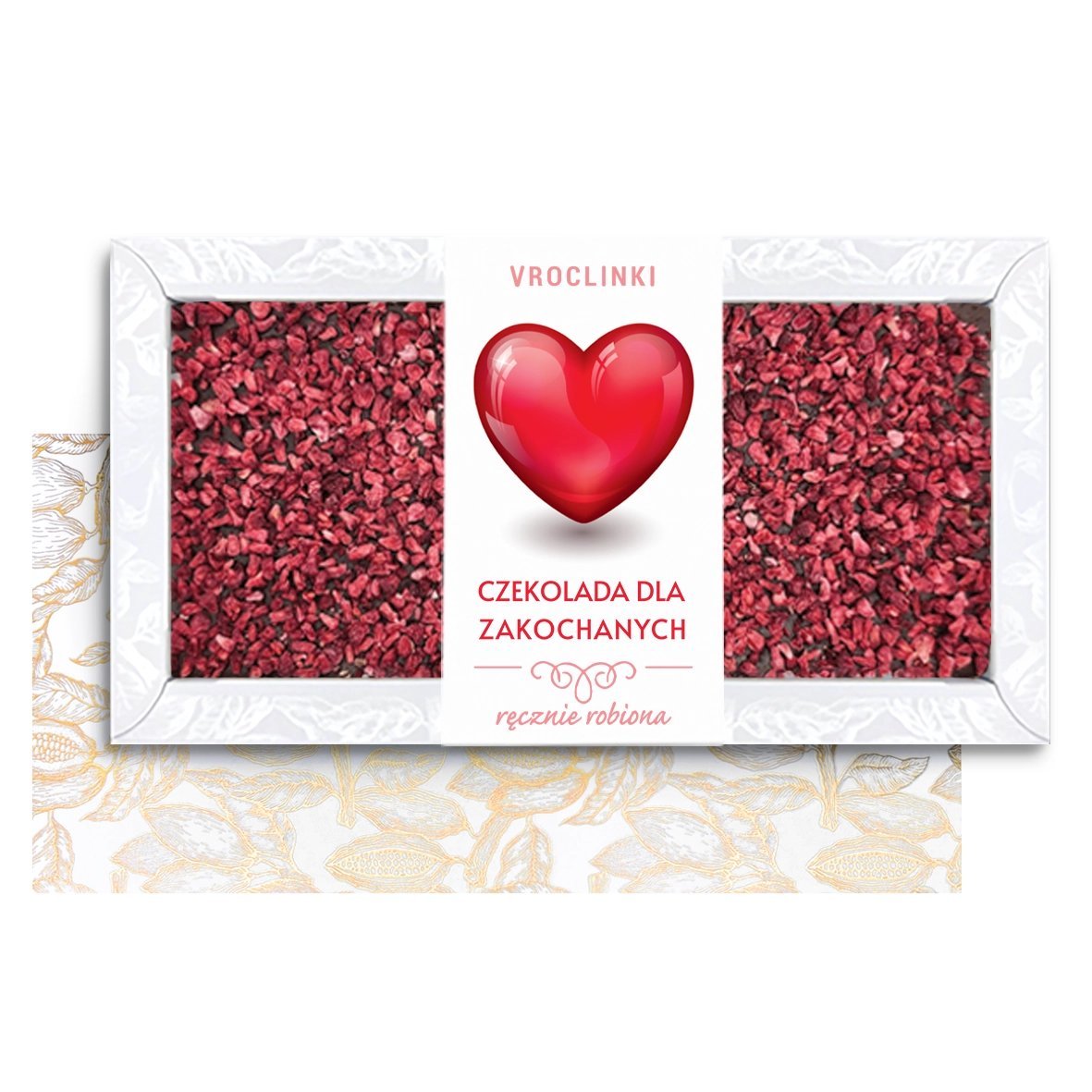 Czekolada Deserowa z Malinami - Walentynki (80g)