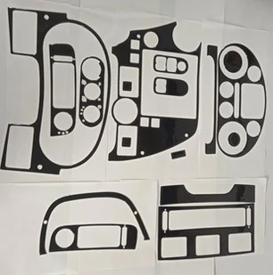 DAF 105 XF DEKORY KOKPIT OKŁADZINY CARBON LISTWY PULPIT TUNING PANEL DESKA OKLEINY 3D NAKLEJKI NAKŁADKI - Akcesoria motoryzacyjne - miniaturka - grafika 1