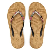 Klapki i japonki damskie - Japonki Roxy ARJL101004 Czarny - miniaturka - grafika 1