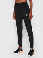 Spodnie sportowe damskie - Asics Spodnie dresowe Big Logo 2032A982 Czarny Regular Fit - miniaturka - grafika 1