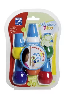 Lefranc & Bourgeois, zestaw farb do szkła WINDOW DECO 6 X 30ml - Farby i media malarskie - miniaturka - grafika 1