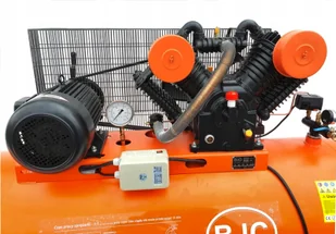 Kompresor olejowy 4-tłokowy ze zbiornikiem o pojemności 500L, 12bar BJC - Sprężarki i kompresory - miniaturka - grafika 5