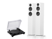 Zestawy stereo - Audio-Technica AT-LPW50PB (czarny) + A38 (biały) - miniaturka - grafika 1