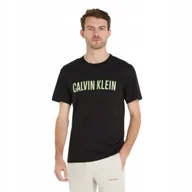 Koszulki męskie - CALVIN KLEIN KOSZULKA MĘSKA T-SHIRT CREW CZARNA r.M - miniaturka - grafika 1