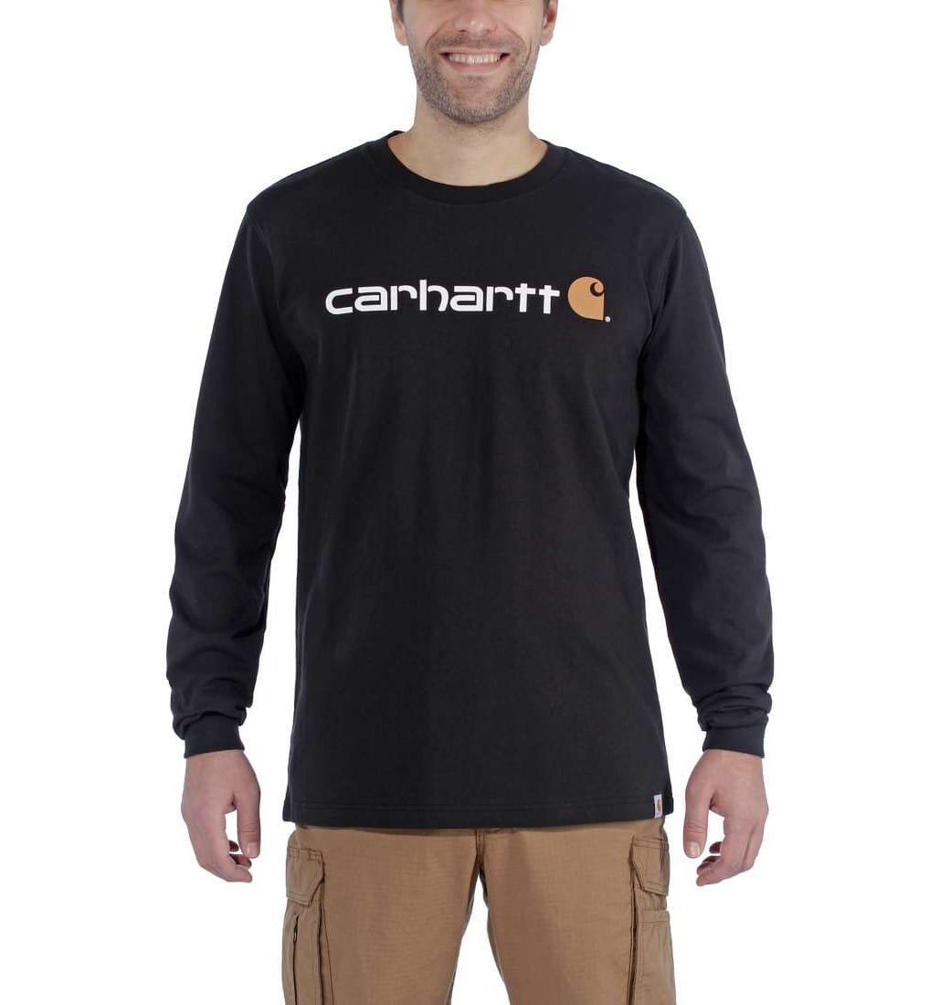 Koszulka Carhartt EMEA Signature Graphic Long Sleeve T-Shirt BLACK
