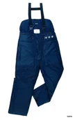 Odzież robocza - Delta Plus Spodnie ocieplane z poliestru (85%) i bawełny (15%) ochrona nerek elastyczne szelki kolor granatowy rozmiar XXL CORP AUST2BLXX AUST2BLXX - miniaturka - grafika 1