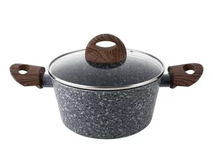 Fl1 GARNEK ALUMINIOWY GRANITE Z/P 24 CM 4,1L 1II-GAR-24/GRANITE - Garnki - miniaturka - grafika 1