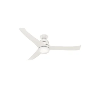 Wentylator sufitowy Harmony White 137 cm z oświetleniem i pilotem zdalnego sterowania - Wentylatory sufitowe - miniaturka - grafika 1