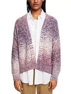 Swetry damskie - edc by ESPRIT kardigan damski, 502/Dark Purple 3, M - miniaturka - grafika 1