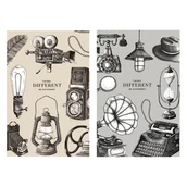 Zeszyty szkolne - Brulion A6 kratka "Think different" - miniaturka - grafika 1