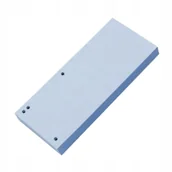 Przekładki do segregatorów - PRZEKŁADKI 1/3 A4 KARTONOWE 100szt.NIEBIESKIE - miniaturka - grafika 1