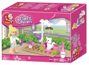 KLOCKI SLUBAN KOLEKCJA GIRL'S DREAM KOT SALON PIĘKNOŚCI DLA KOTA 30 EL. KOMPATYBILNE Z LEGO - Klocki - miniaturka - grafika 1