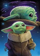 Puzzle - PUZZLE STAR WARS Baby Yoda A3 252 el z Nadrukiem + IMIĘ Pudełko - miniaturka - grafika 1