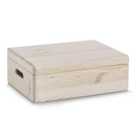 Pudła i pojemniki do przechowywania - Zeller 13325 pudełko, drewno, naturalny, 30 x 20 cm, 40 x 30 x 14 cm 13326 - miniaturka - grafika 1