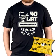 Koszulki męskie - Koszulka Na 40 Urodziny Prezent Dla Niego Faceta + Opakowanie 5Xl - miniaturka - grafika 1