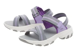 CRIVIT Sandały trekkingowe damskie, wytrzymałe i lekkie (36, Fioletowy/szary) - Sandały damskie - miniaturka - grafika 1