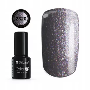 Silcare Lakier hybrydowy Color it! Premium Silver 2320 6g - Lakiery hybrydowe - miniaturka - grafika 1