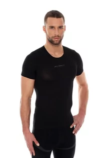 Koszulki sportowe męskie - Koszulka termoaktywna unisex Brubeck SS10540 grafitowy - grafika 1