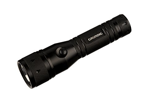 Grundig 871125290040 latarka LED, aluminium, czarna, 14 x 6 x 34 cm