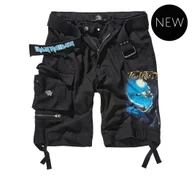 Spodnie męskie - spodnie bojówki krótkie IRON MAIDEN SAVAGE SHORTS - FEAR OF THE DARK black-XL - miniaturka - grafika 1