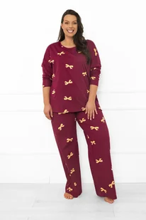 Piżama damska długi rękaw, długie spodnie Kwadro - Italian Fashion - Piżamy damskie - miniaturka - grafika 1
