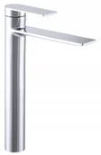 Baterie umywalkowe - Faro Chrom Bateria Umywalkowa Wysoka Nablatowa - miniaturka - grafika 1