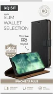 Etui i futerały do telefonów - Xqisit XQISIT NP Slim Wallet Selection Anti Bac, RECYCLED for iPhone 15 Plus Black standard - miniaturka - grafika 1