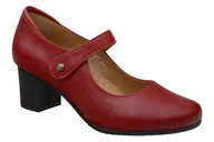 Czółenka - Czółenka AXEL Comfort 1762 Bordo Nappa Kosela Medic 9762 na rzepy - miniaturka - grafika 1