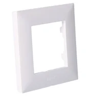 Klawisze i ramki - LEDart pojedyncza Legrand Niloe Step 863191 86 x 86 mm biały - miniaturka - grafika 1