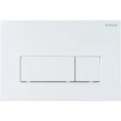 Stelaże i zestawy podtynkowe do WC - Deante Przycisk biały do stelaży wc CST_A51P CST_A51P - miniaturka - grafika 1