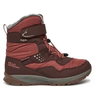Buty dla chłopców - Śniegowce Jack Wolfskin Polar Bear-G Texapore High Vc K A62143 Brązowy - miniaturka - grafika 1