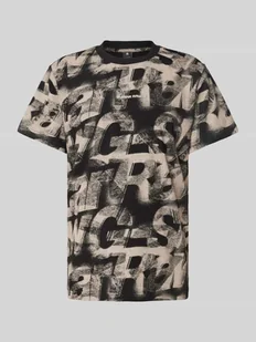 T-shirt o luźnym kroju z nadrukiem z logo - Koszulki męskie - miniaturka - grafika 1
