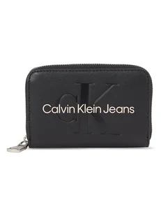 Calvin Klein Portfel w kolorze czarnym - 11 x 7,5 x 2 cm - Portfele - miniaturka - grafika 1