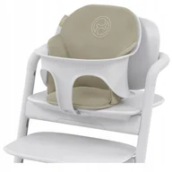 Krzesełka do karmienia - Cybex komfortowa wkłądka do krzesełka Lemo / Sand White - miniaturka - grafika 1