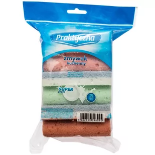 2x ZMYWAK KUCHENNY PROFILOWANY PRAKTYCZNA 3 SZT - Ściereczki, gąbki, czyściki - miniaturka - grafika 2