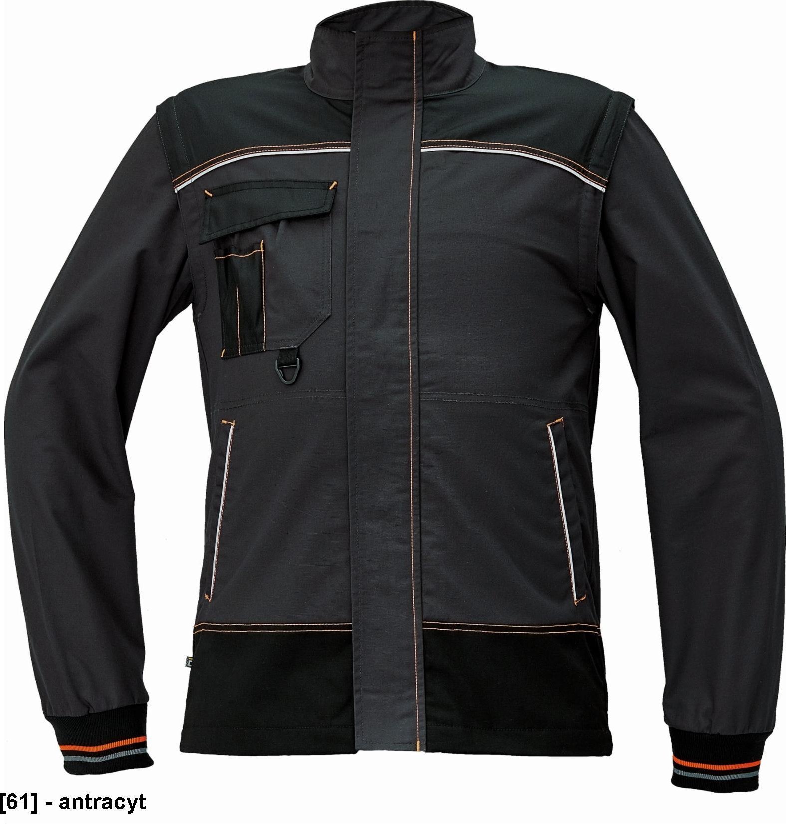 CERVA KNOXFIELD kurtka - męska kurtka robocza ze stójką - antracyt 60